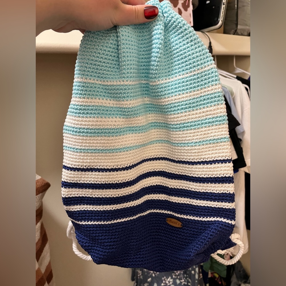 BAZI’s Drawstring Bag crochet